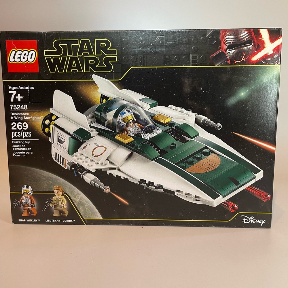 STAR WARS LEGO’S #75248 ‘Resistance A-Wing Starfighter. (269 pieces)